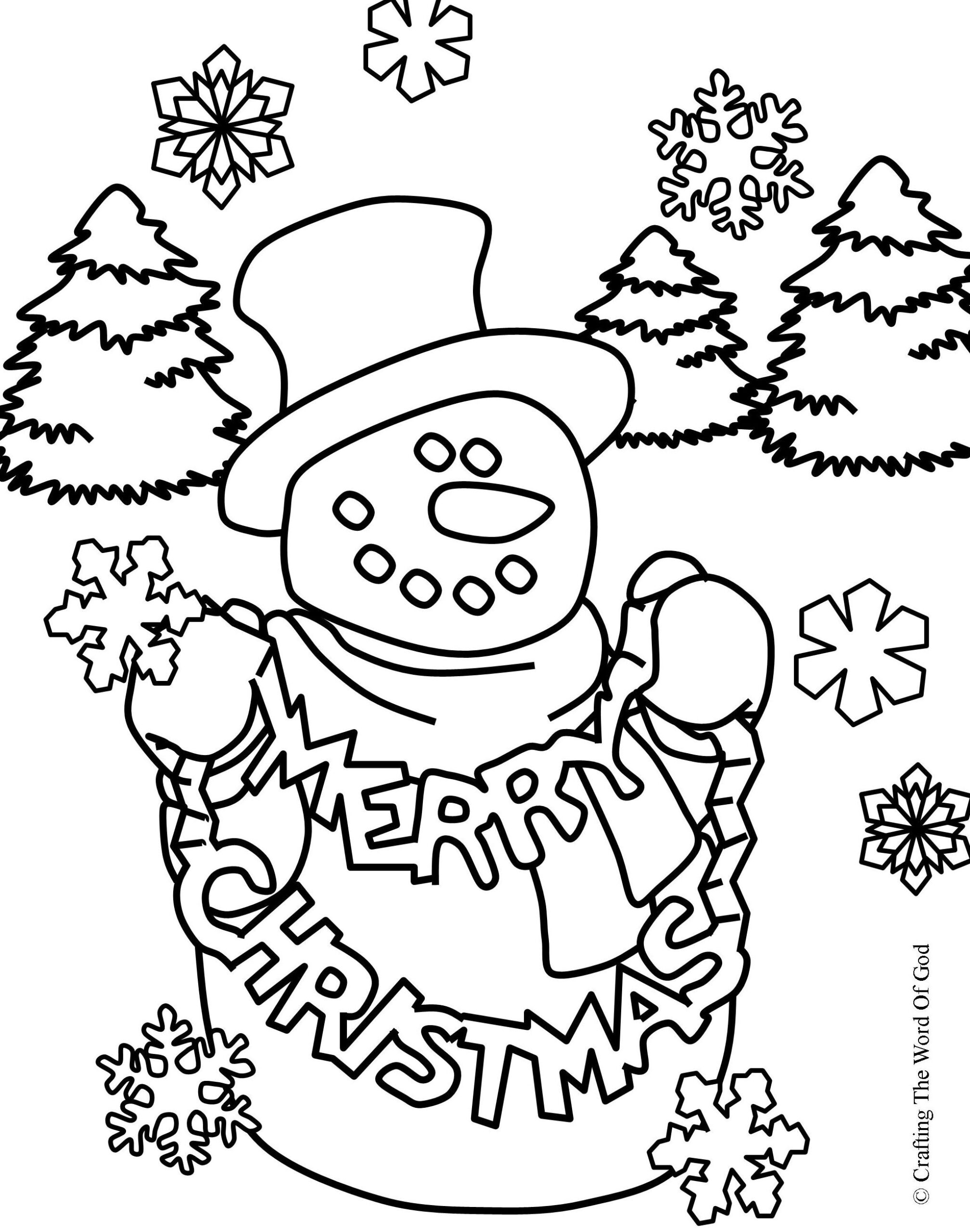 Holiday Coloring Page