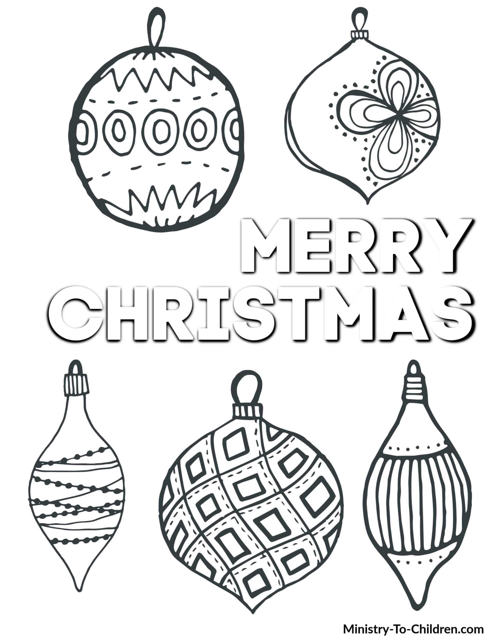 Christmas Coloring Pages For Kids 100 FREE Easy Printable PDF