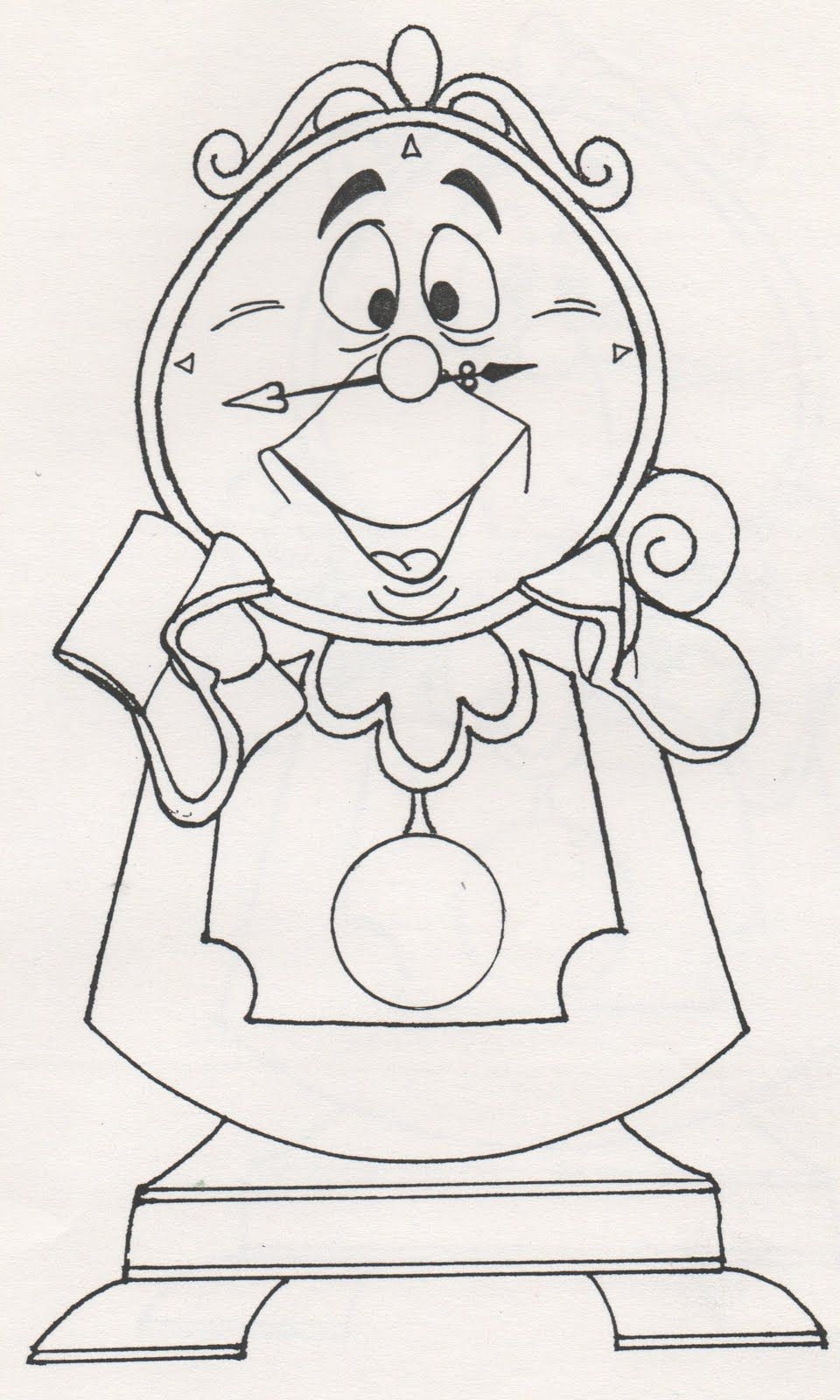 Cogsworth Drawing Google Zoeken Disney Art Drawings Pencil Art Drawings Easy Drawings