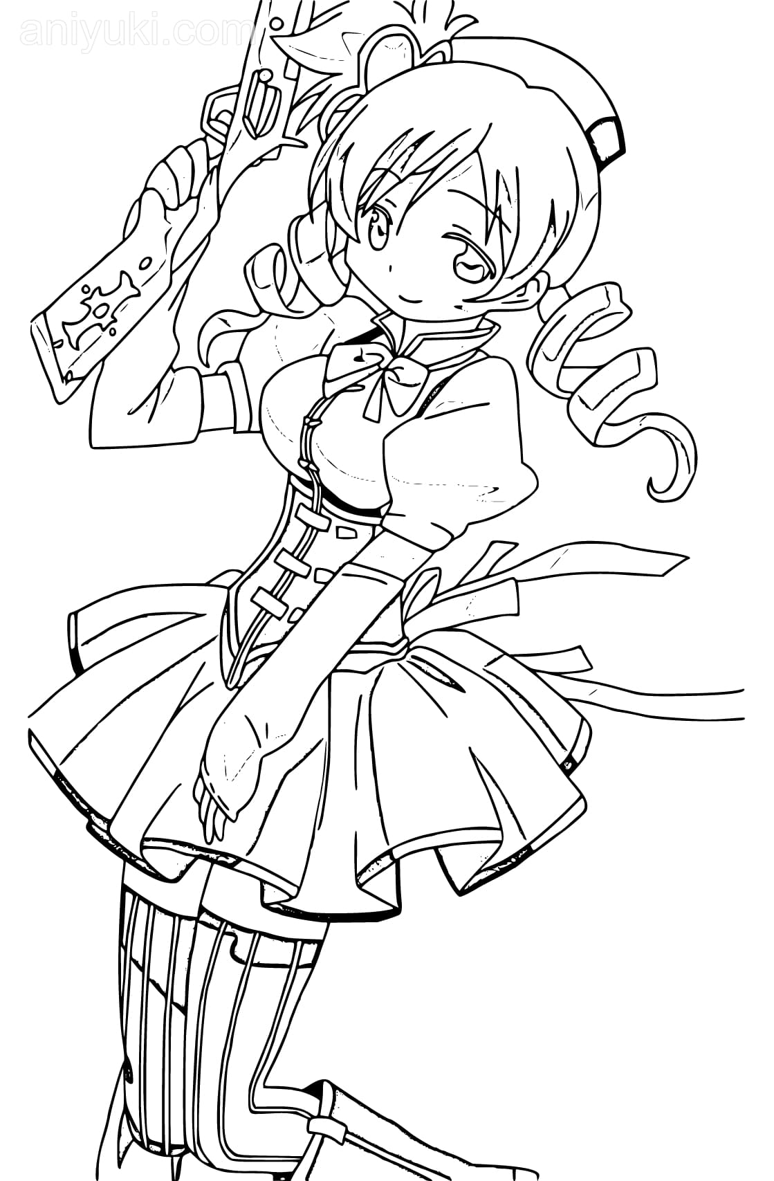 Coloriages Mahou Shoujo Madoka Magica AniYuki