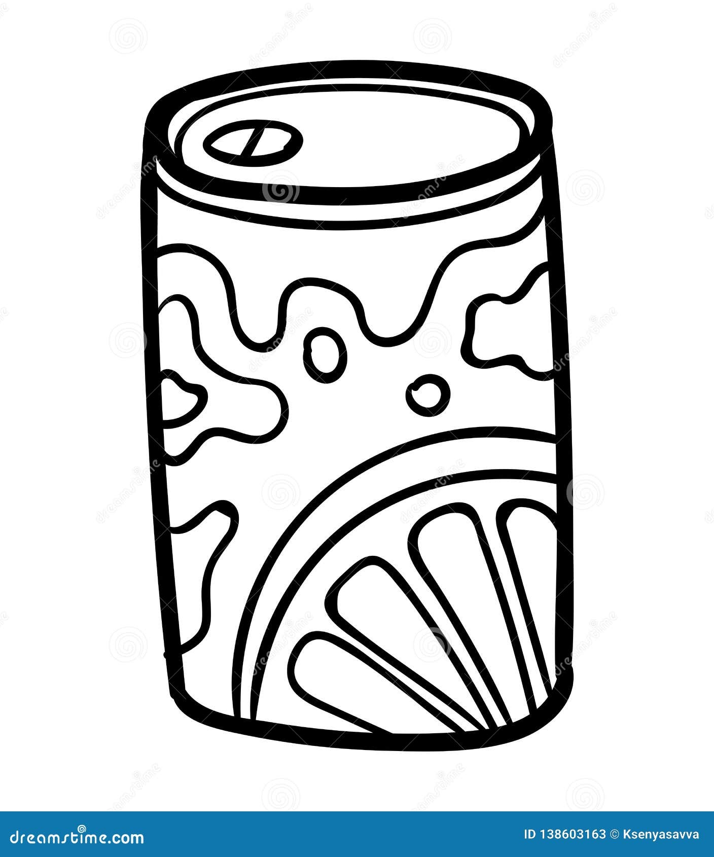 Soda Coloring Pages