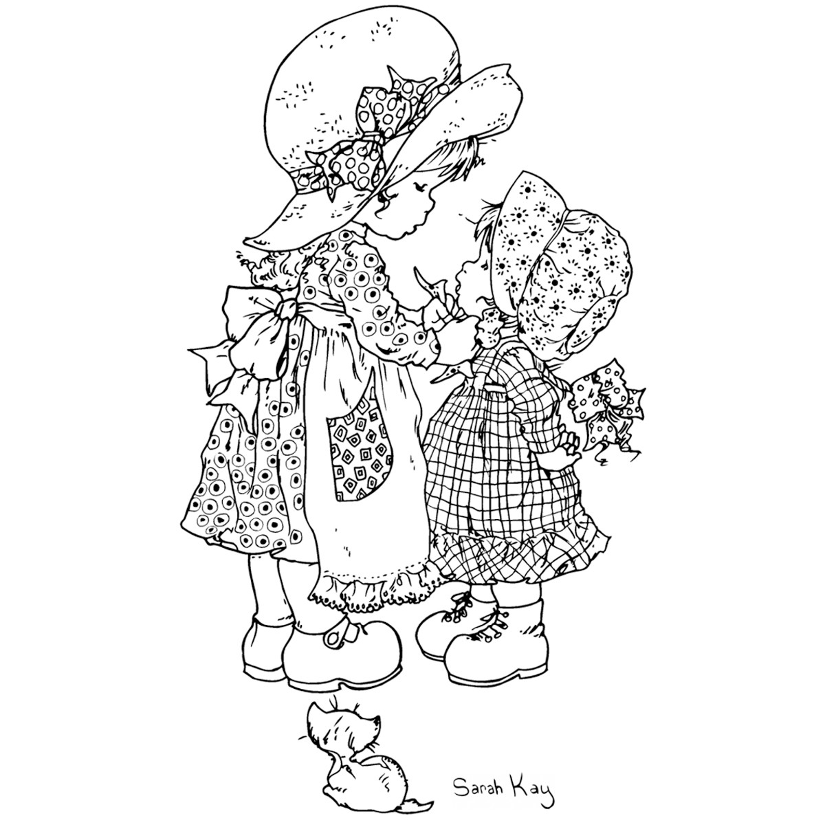 Coloring Page Sarah Kay 43741 Cartoons Printable Coloring Pages