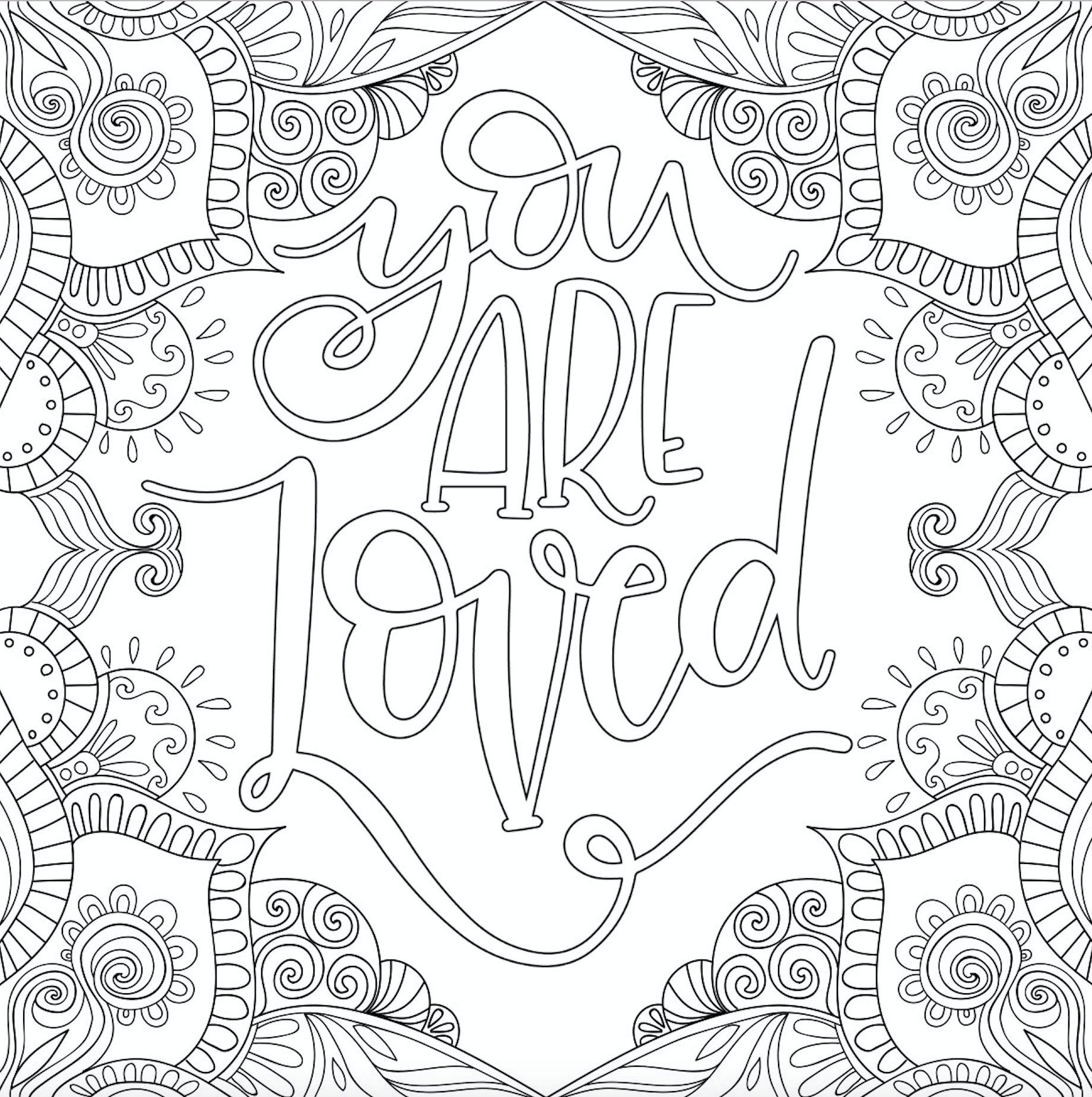 Coloring Pages Inspirational Quotes Kidsworksheetfun