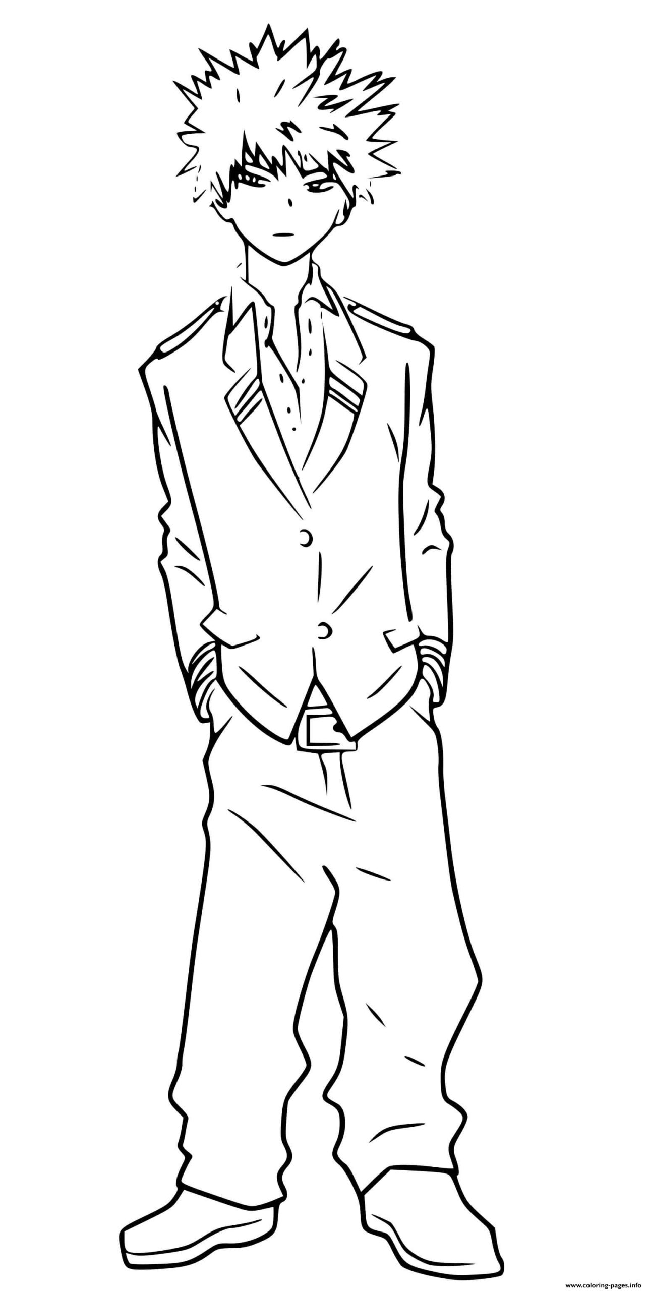 Bakugou Coloring Pages