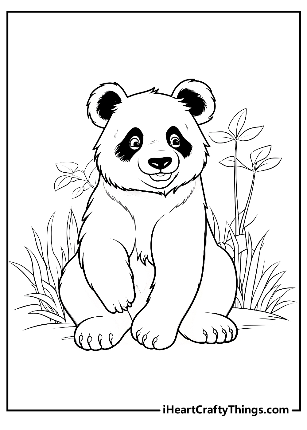 Baby Panda Coloring Pages