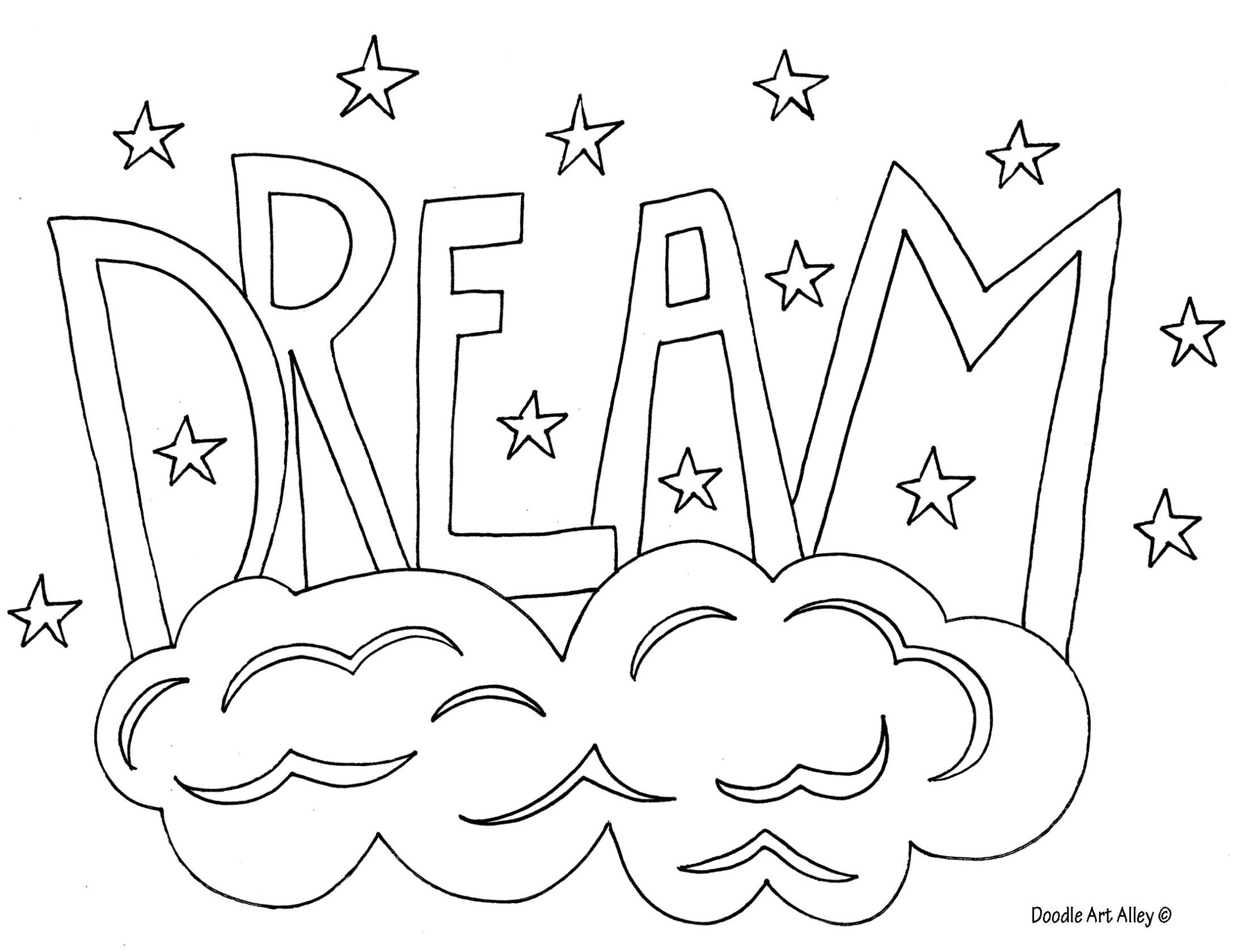 Words Coloring Pages