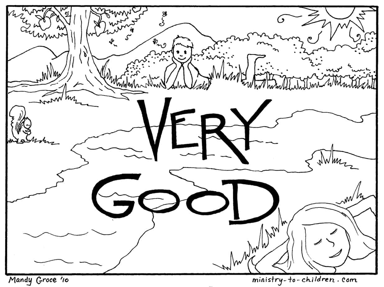 Creation Coloring Pages Easy Print PDF Ministry To Children