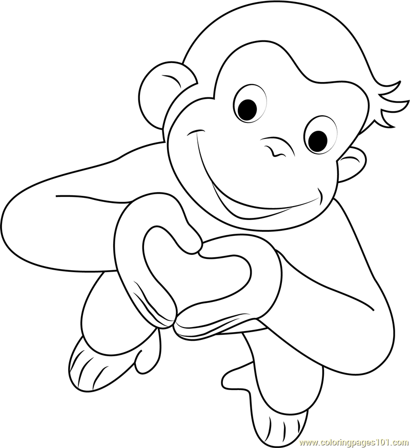 Curious George Coloring Pages Best Coloring Pages For Kids