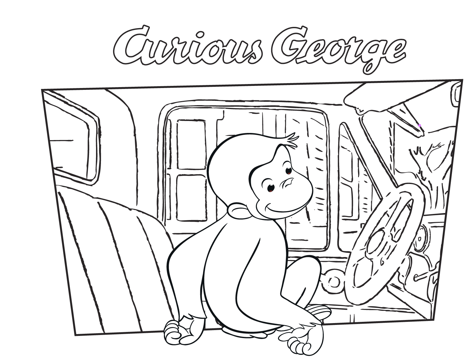 Curious George Printable Coloring Pages At GetColorings Free Printable Colorings Pages To
