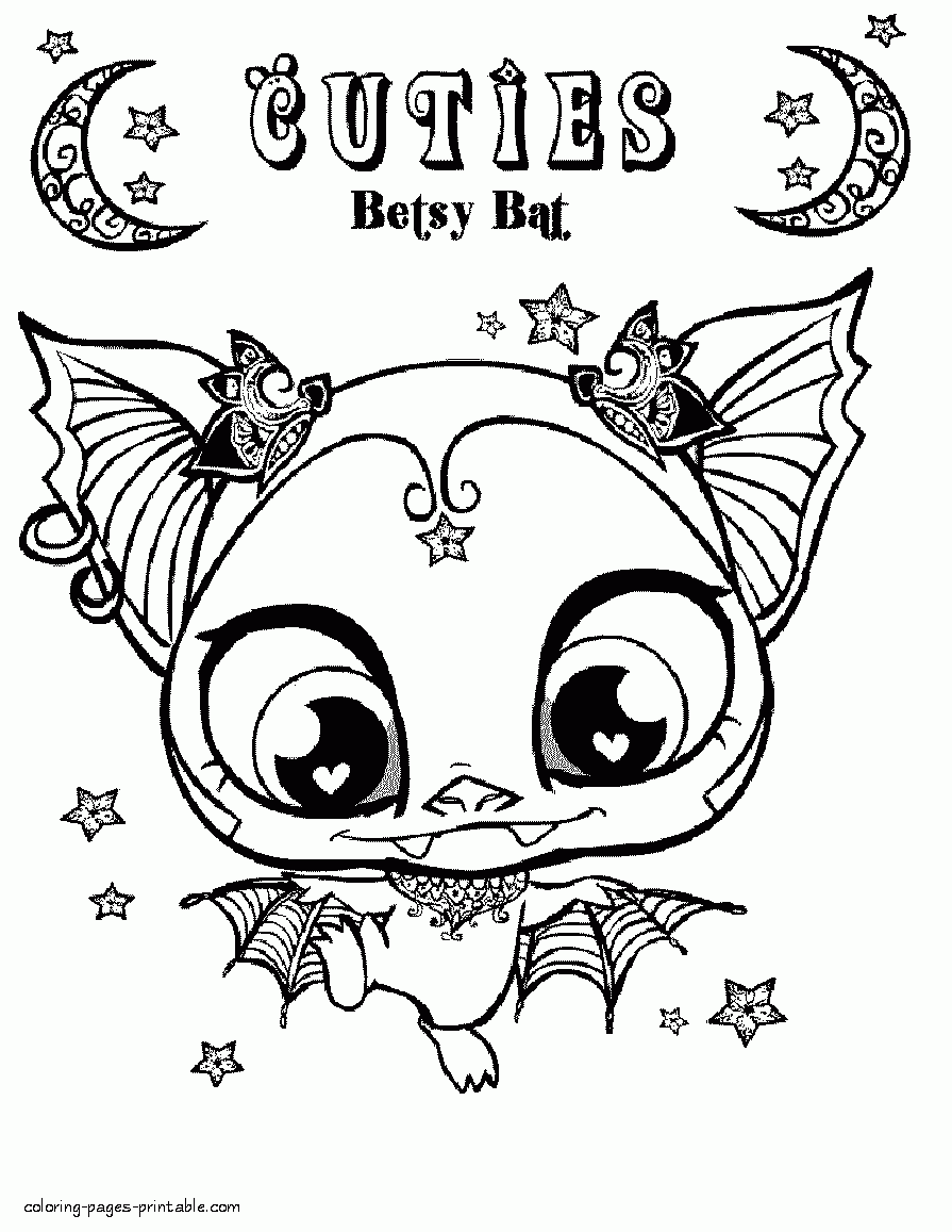 Cute Littlest Pet Shop Coloring Pages COLORING PAGES PRINTABLE COM