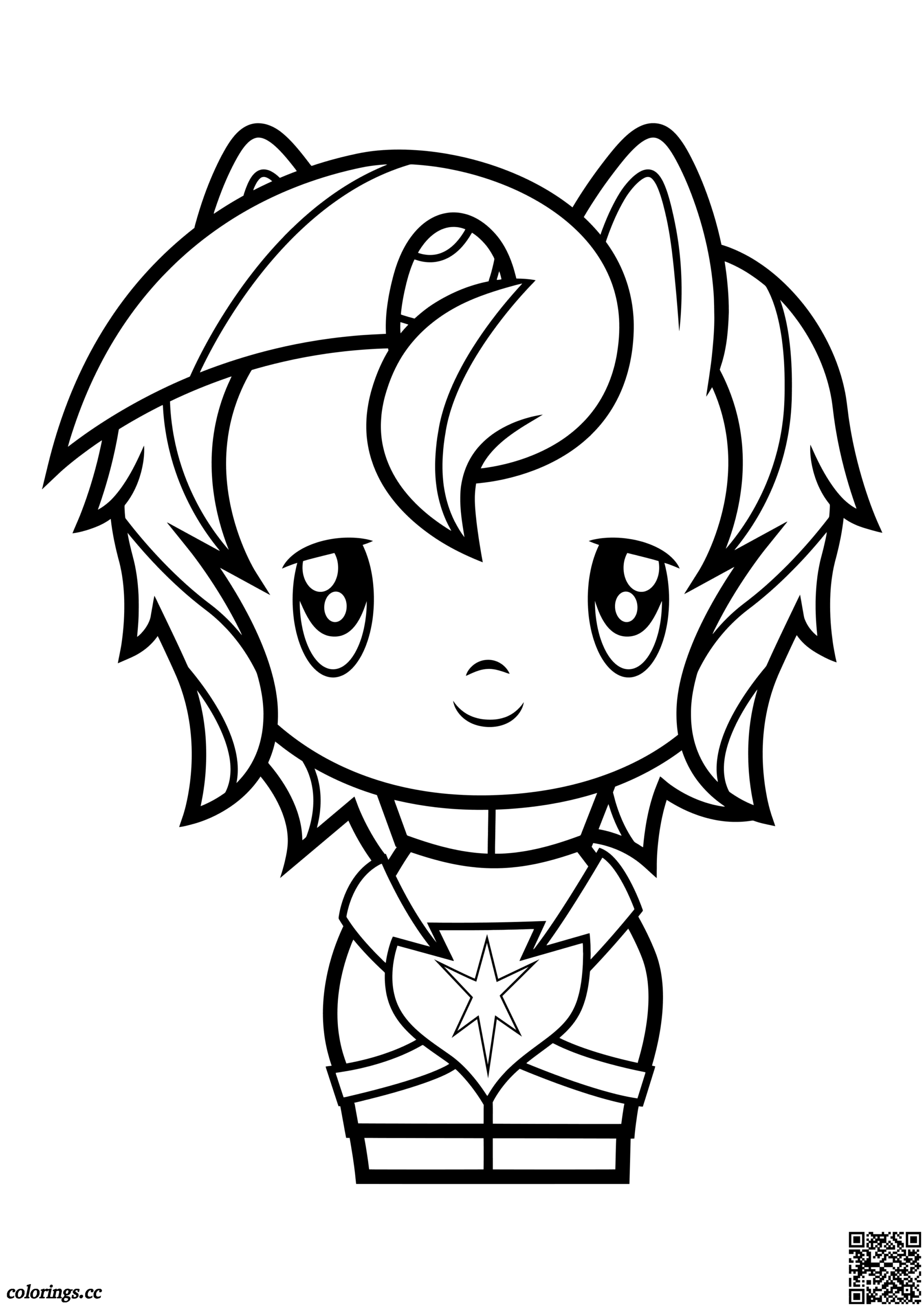 Shining Armor Coloring Page