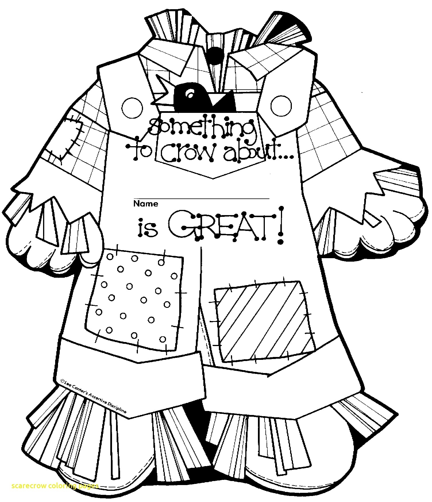 Cute Scarecrow Coloring Pages At GetDrawings Free Download