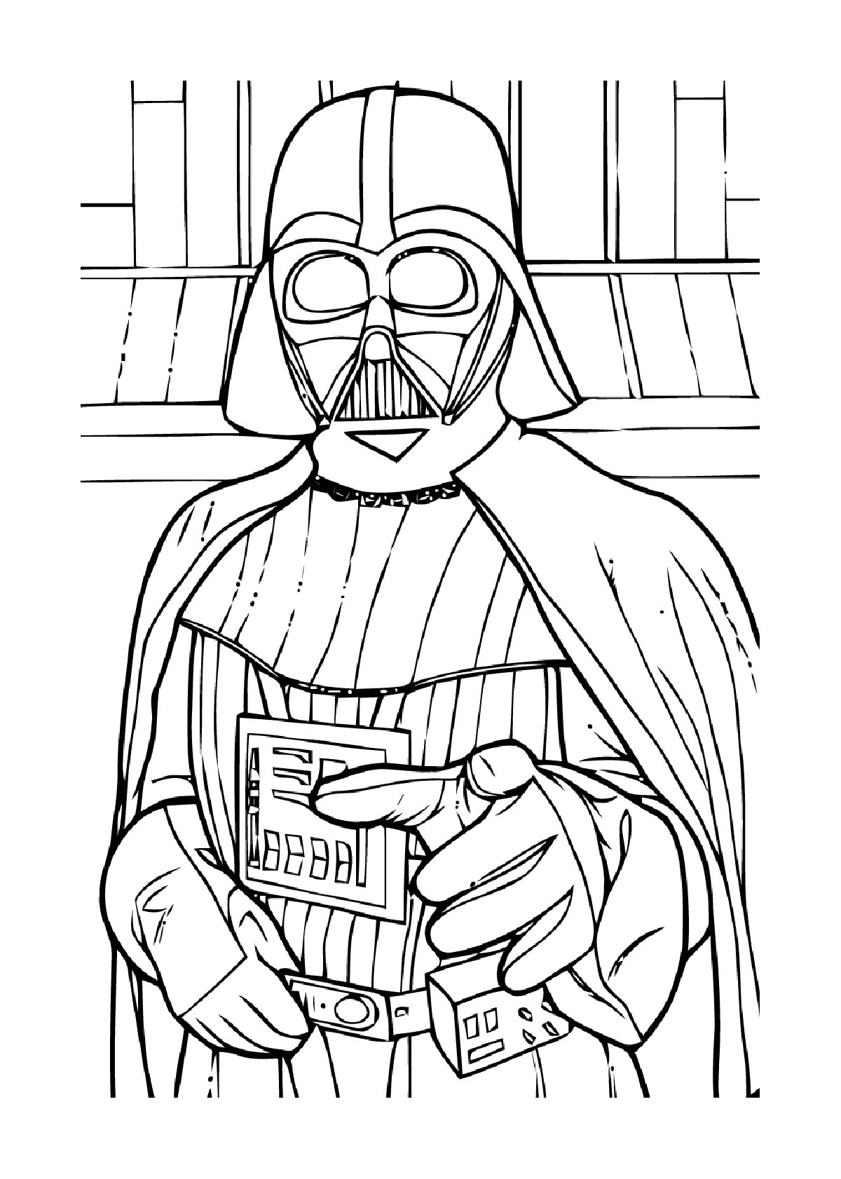Darth Vader Star Wars Coloring Pages For Kids