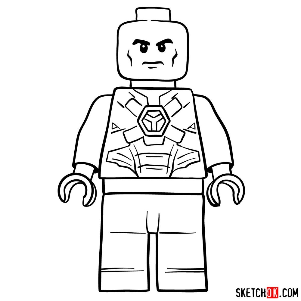 Dc Lex Luthor Coloring Pages Sketch Coloring Page