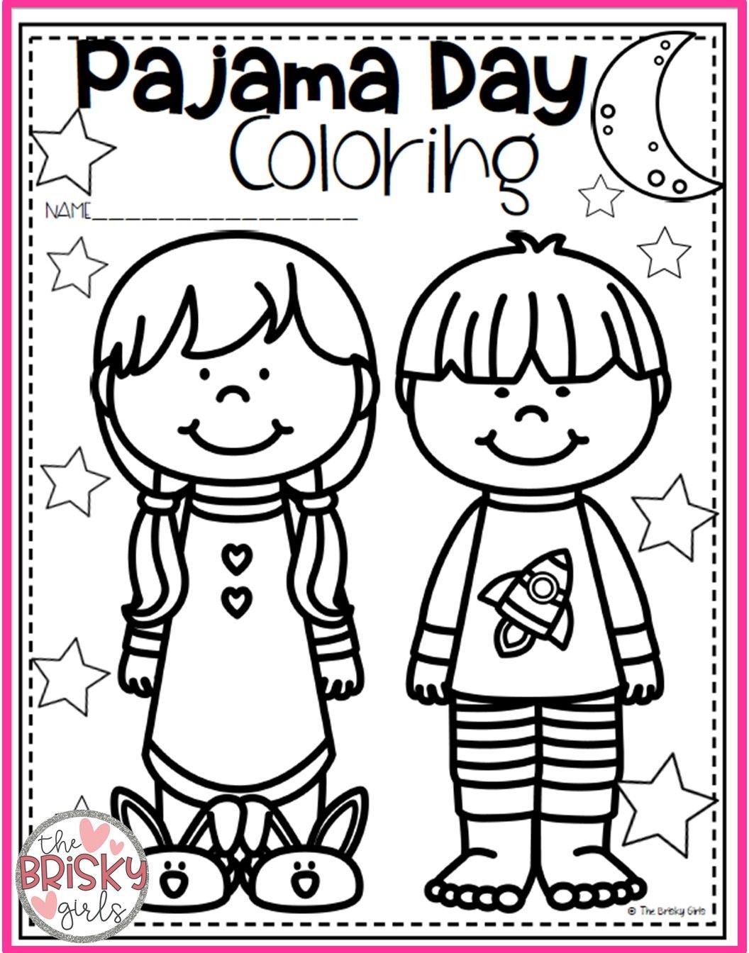 Design Your Own Pajamas Coloring Page Best Coloring Pages