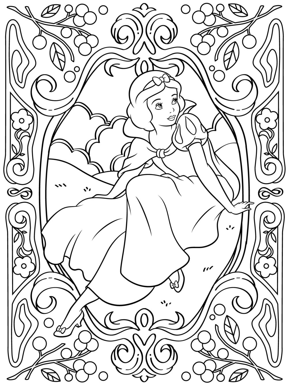 Detailed Disney Coloring Pages