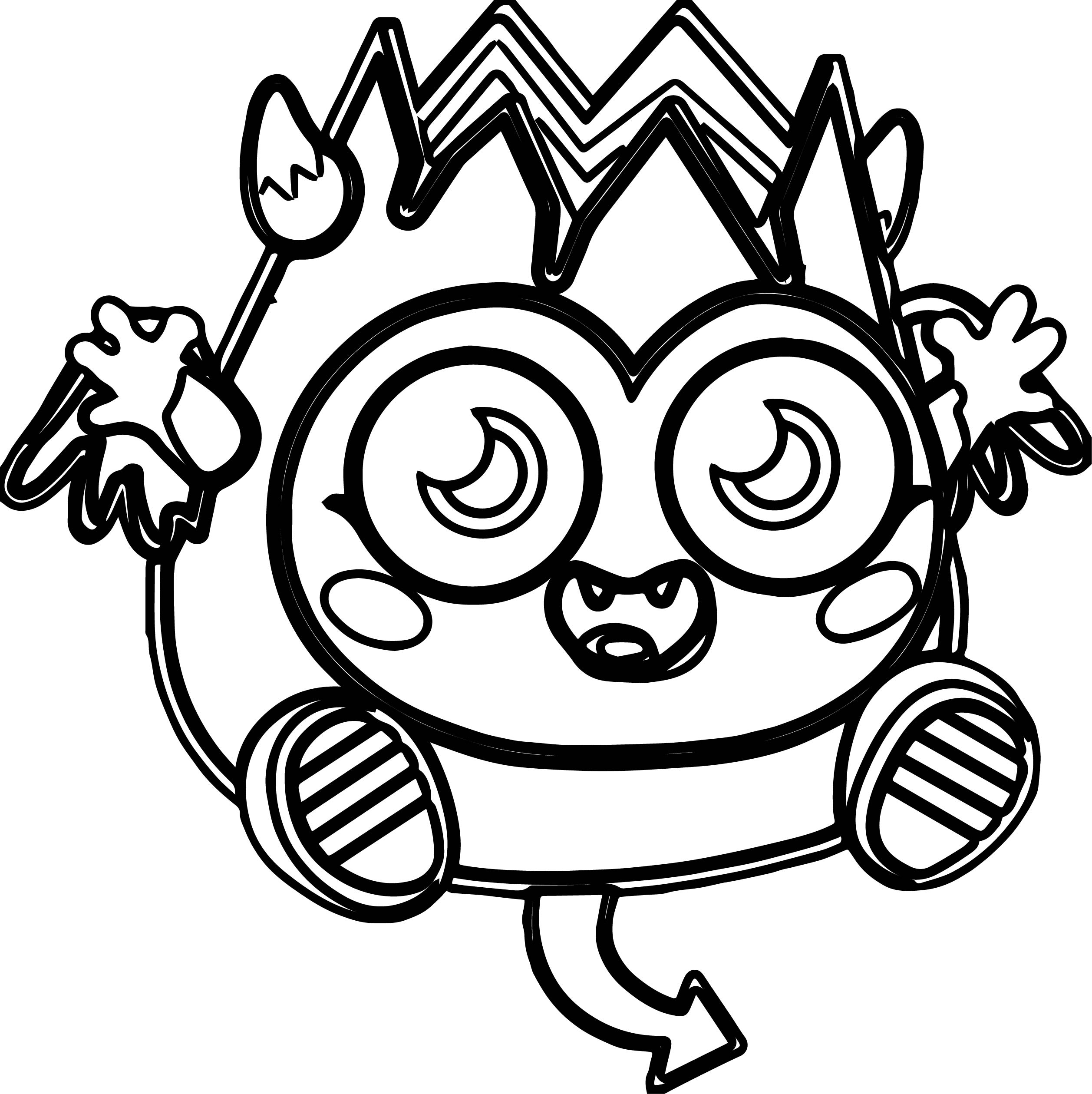 Diavlo Moshi Monsters Coloring Page Wecoloringpage