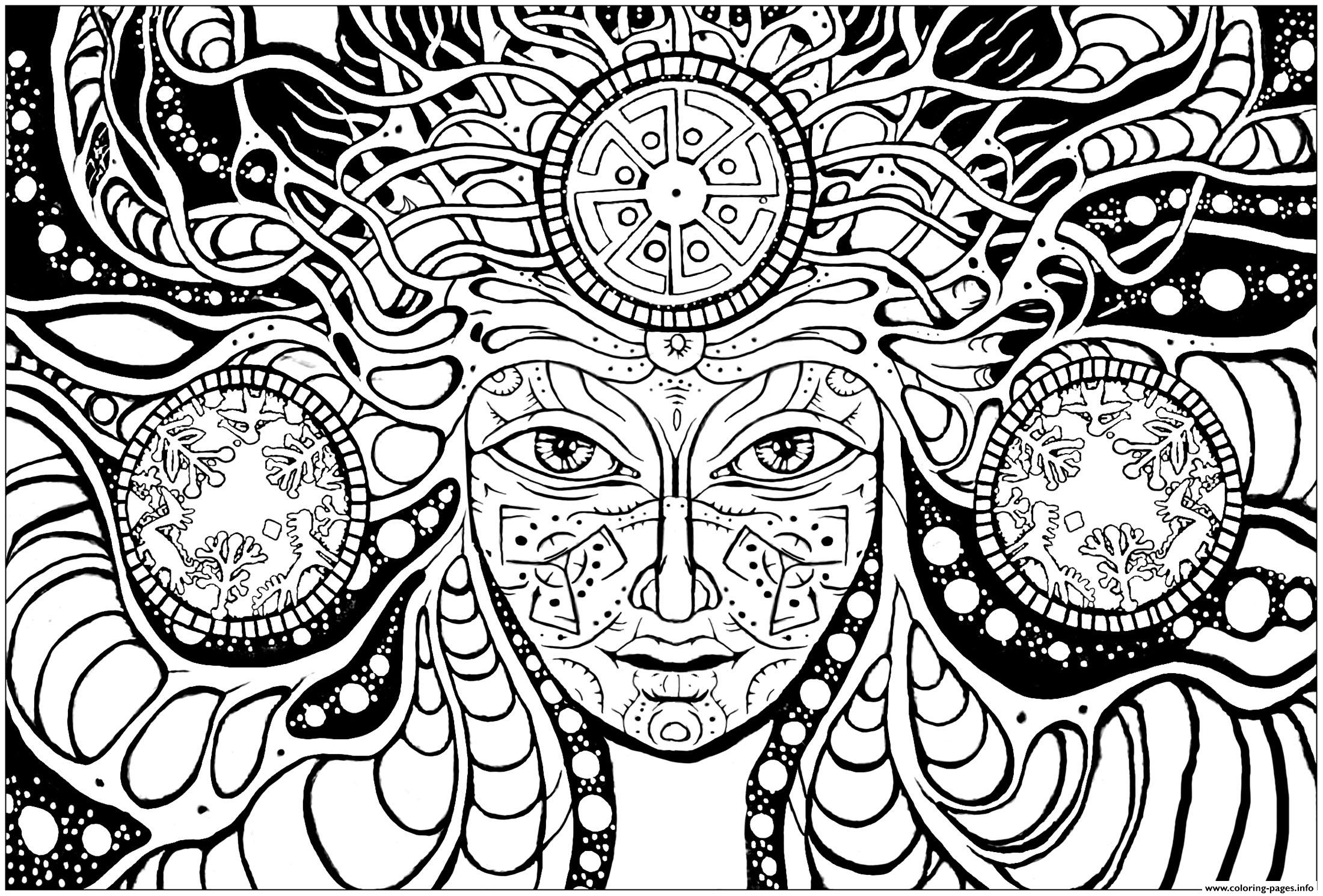 Coloring Pages For Adults Difficult