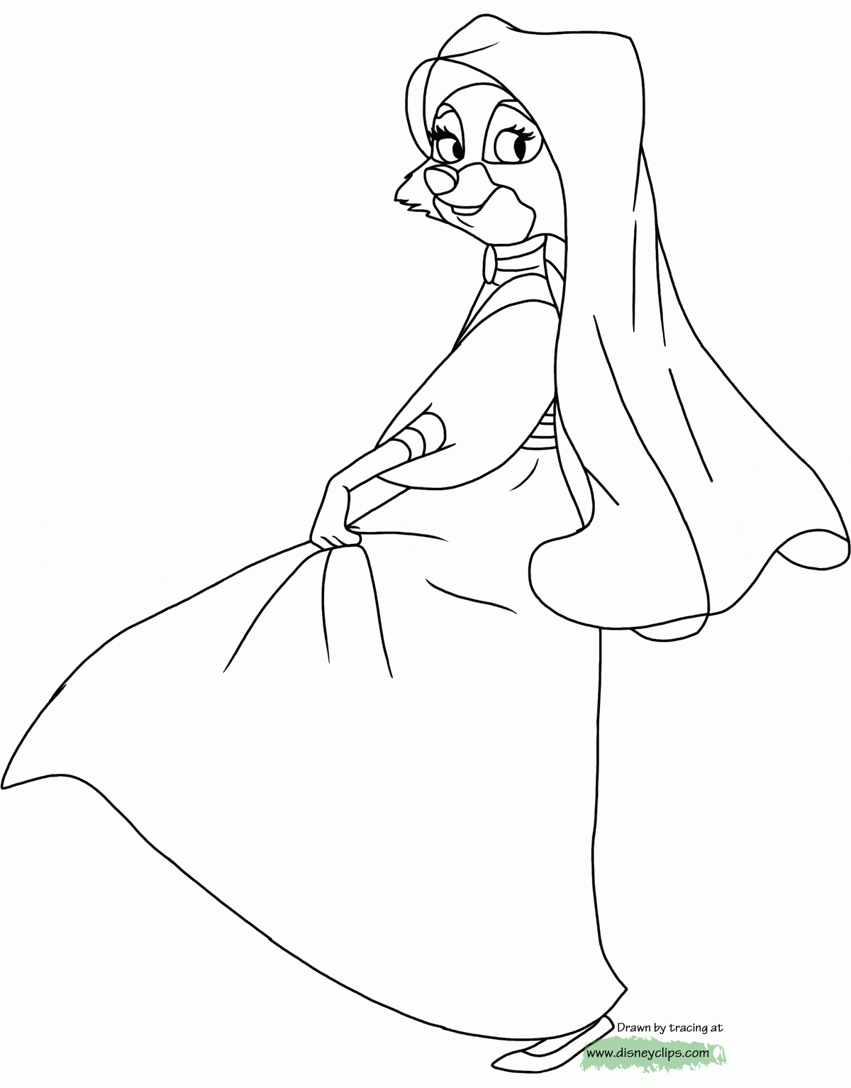 Disney S Robin Hood Coloring Pages Disneyclips