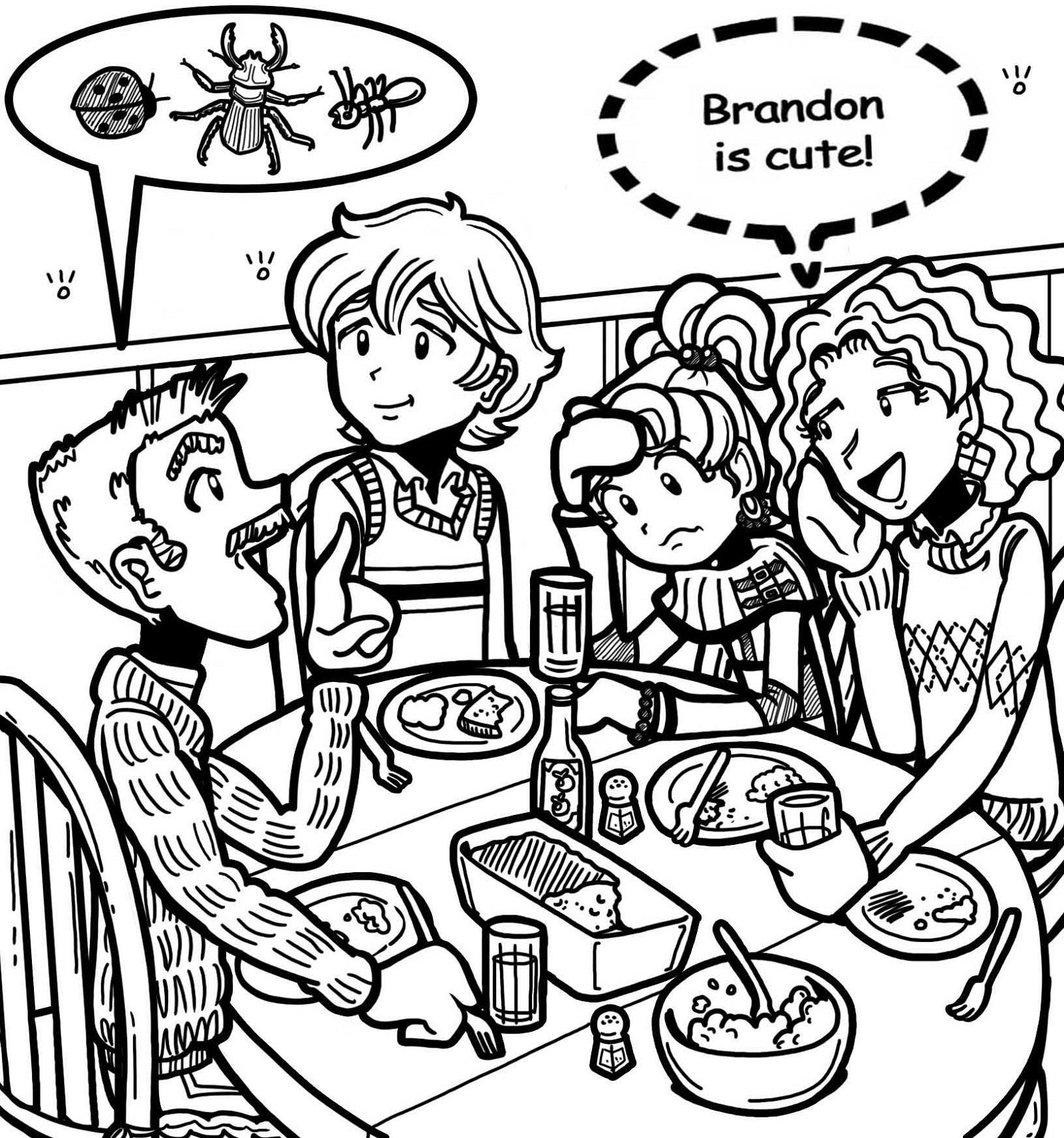 Dork Diaries Coloring Pages Printable Activity Shelter