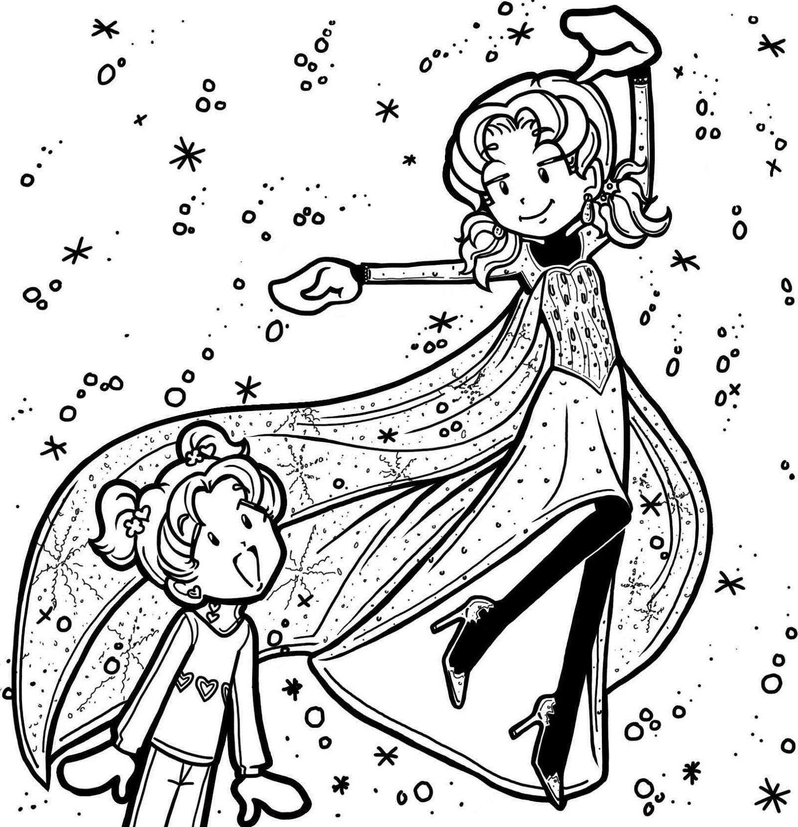 Dork Diaries Coloring Pages Printable Activity Shelter