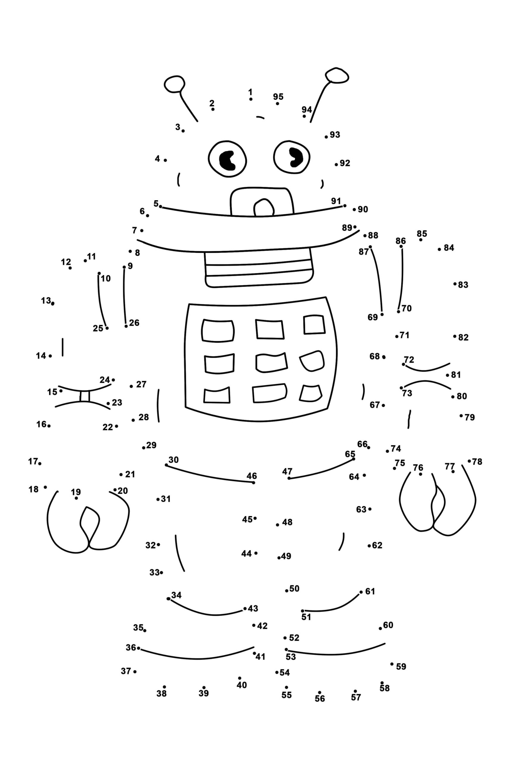 Connect The Dots Coloring Pages