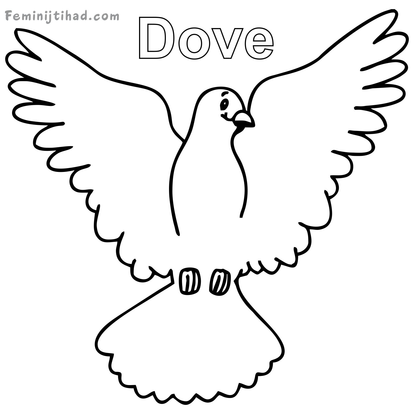Dove Coloring Page At GetColorings Free Printable Colorings Pages To Print And Color