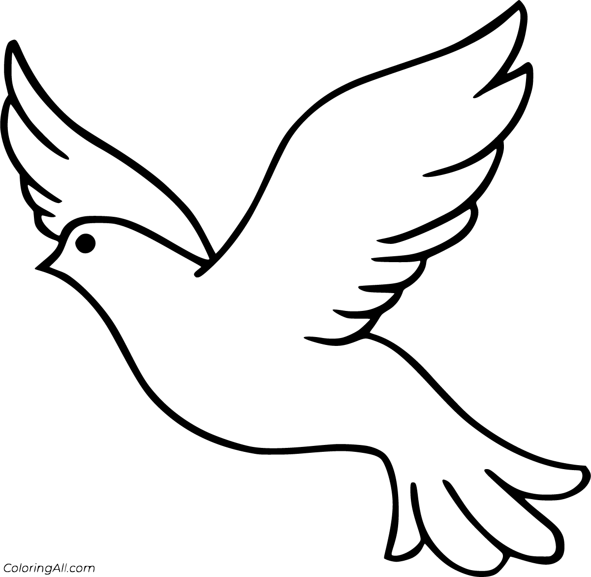 Dove Coloring Page Preschool Richard McNary S Coloring Pages