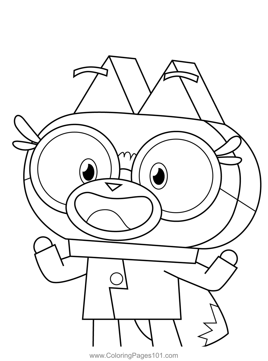 Dr Fox Happy Unikitty Coloring Page For Kids Free Unikitty Printable Coloring Pages Online