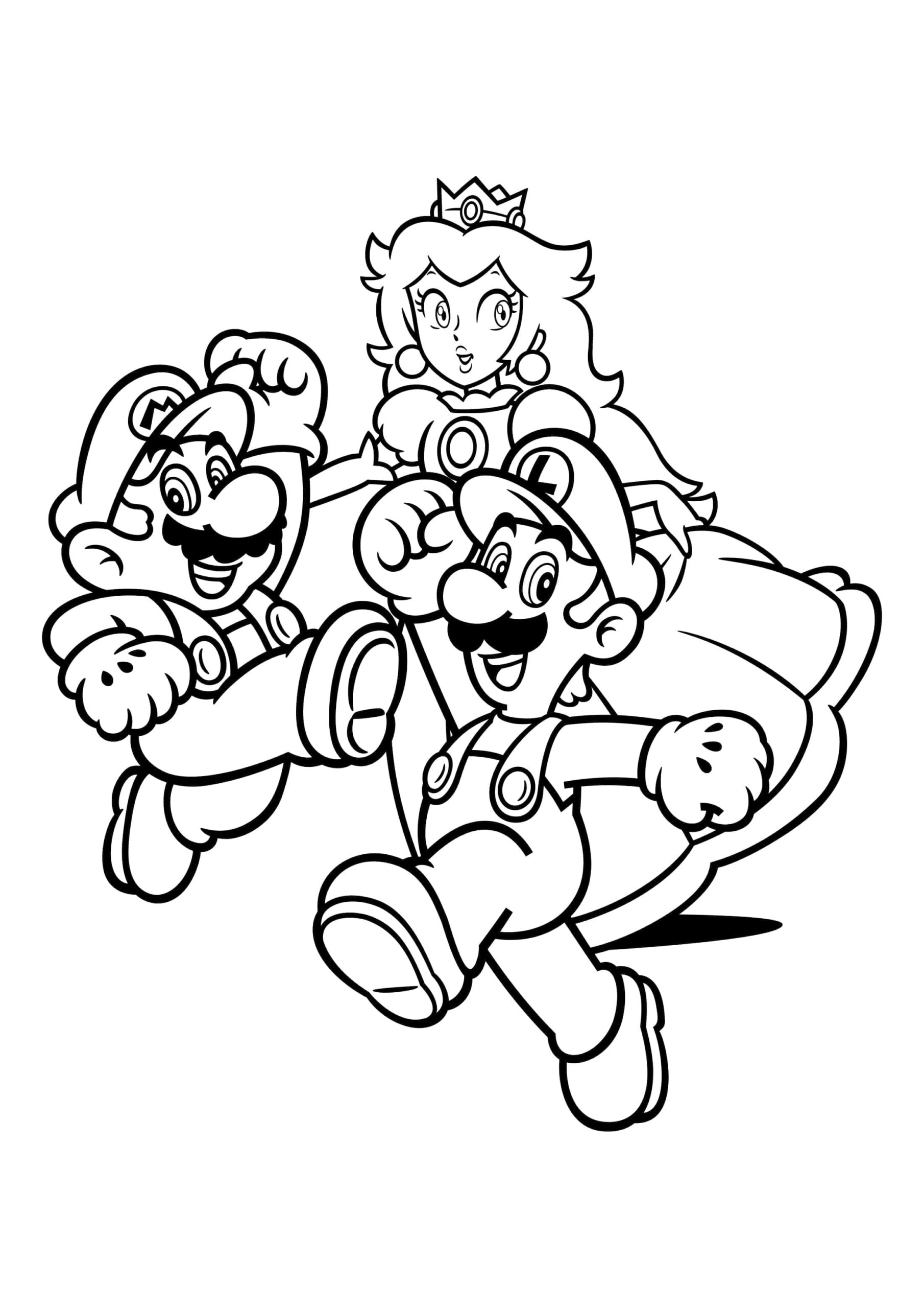 Mario Bros Coloring Pages