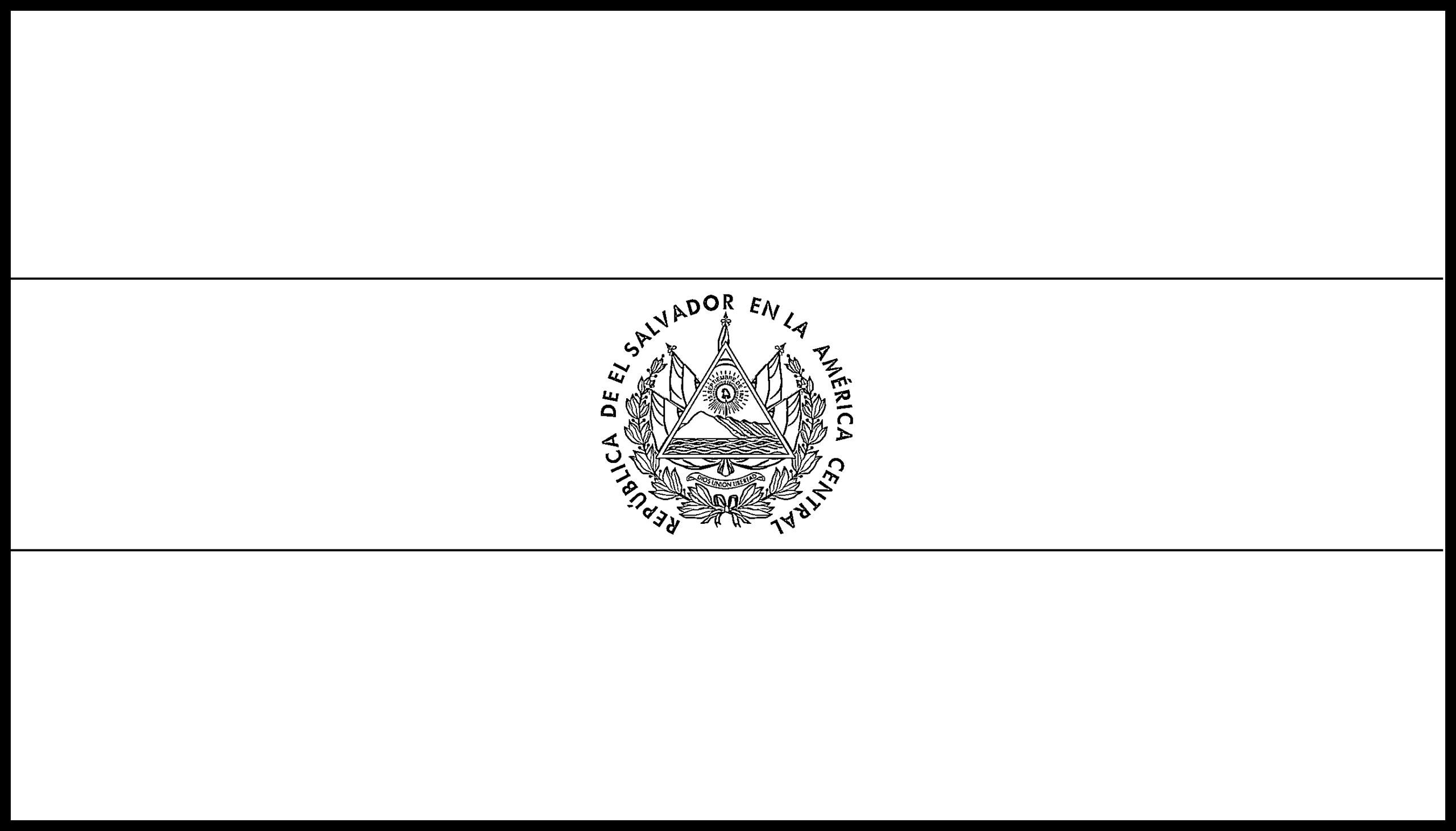 El Salvador Flag Colouring Page Flags Web