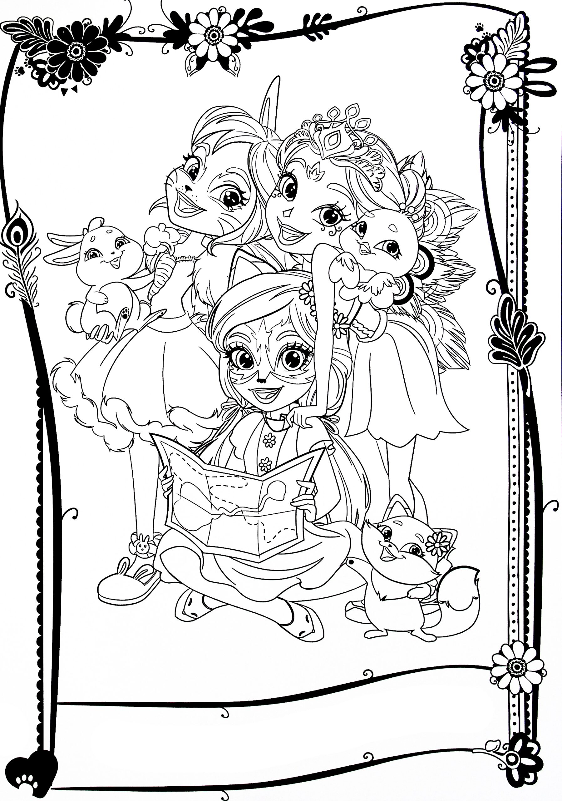 Enchantimals Coloring Pages