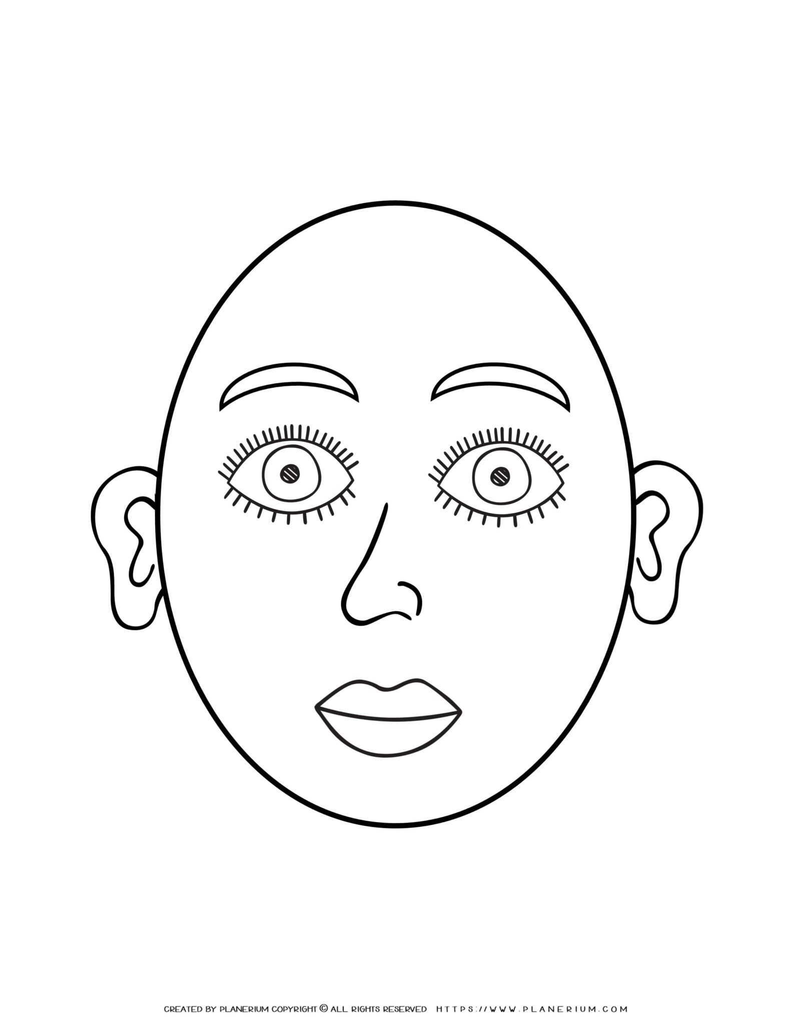 Coloring Pages Faces