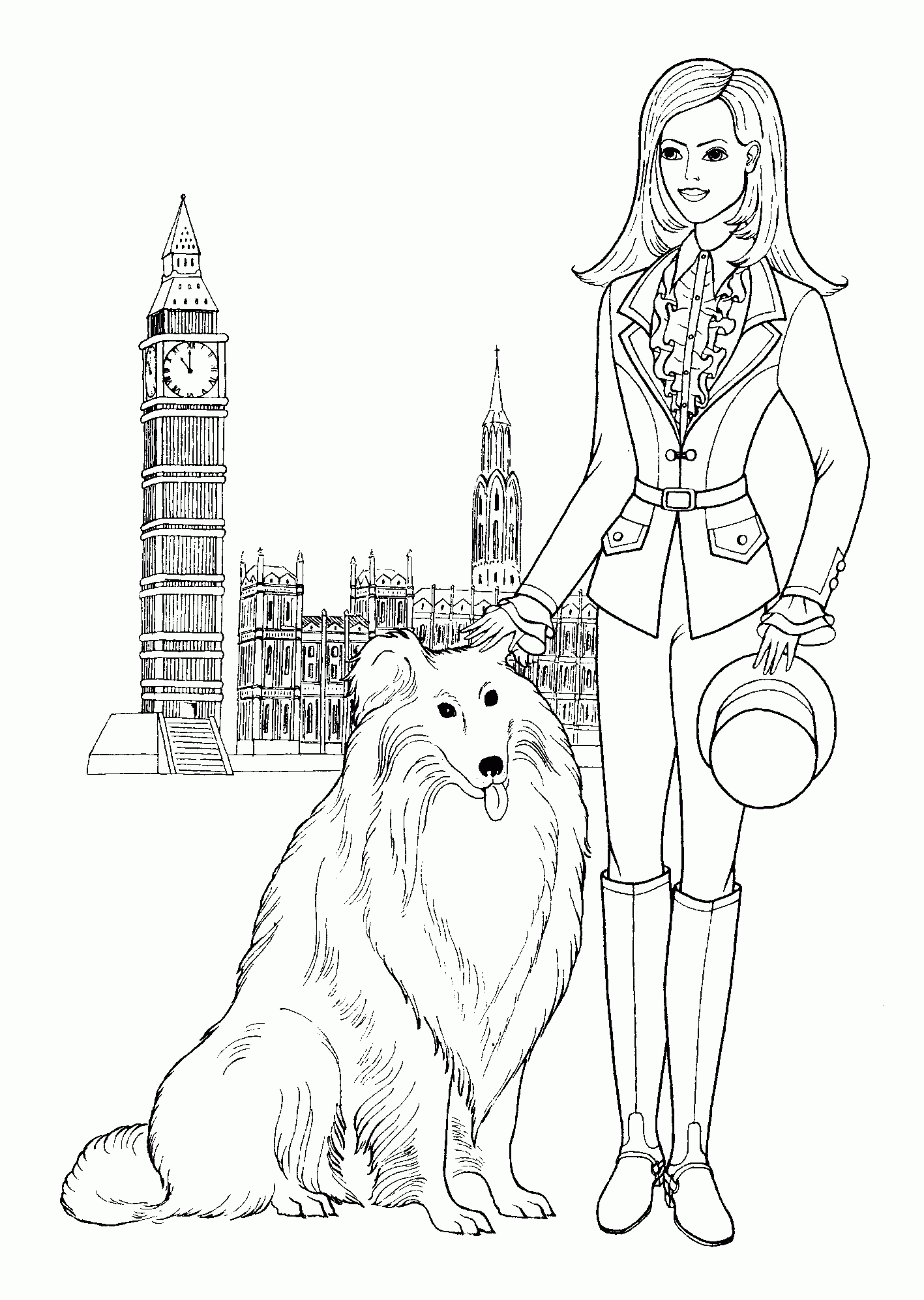 Fashion Coloring Pages For Girls Printable Coloring Home