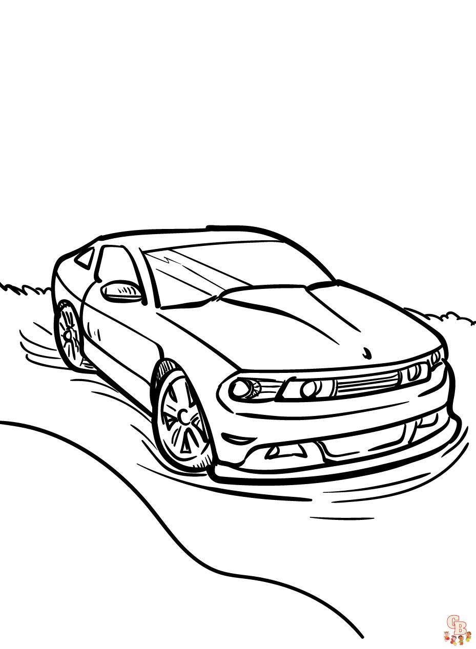 Fast And Furious Coloring Pages