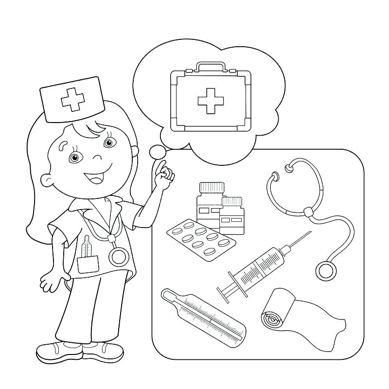 First Aid Coloring Pages At GetDrawings Free Download