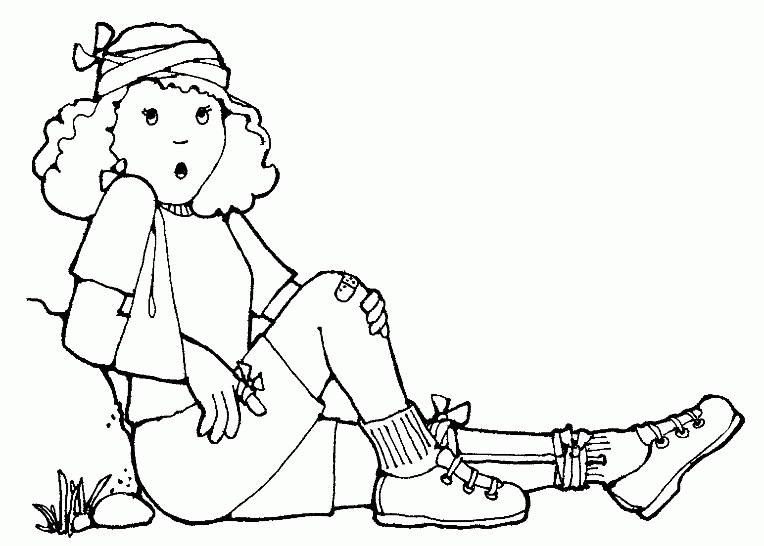 First Aid Coloring Pages For Kids Coloring Home