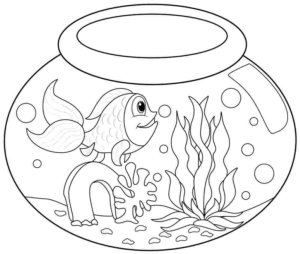 Fish Coloring Pages For Preschool Preschool And Kindergarten