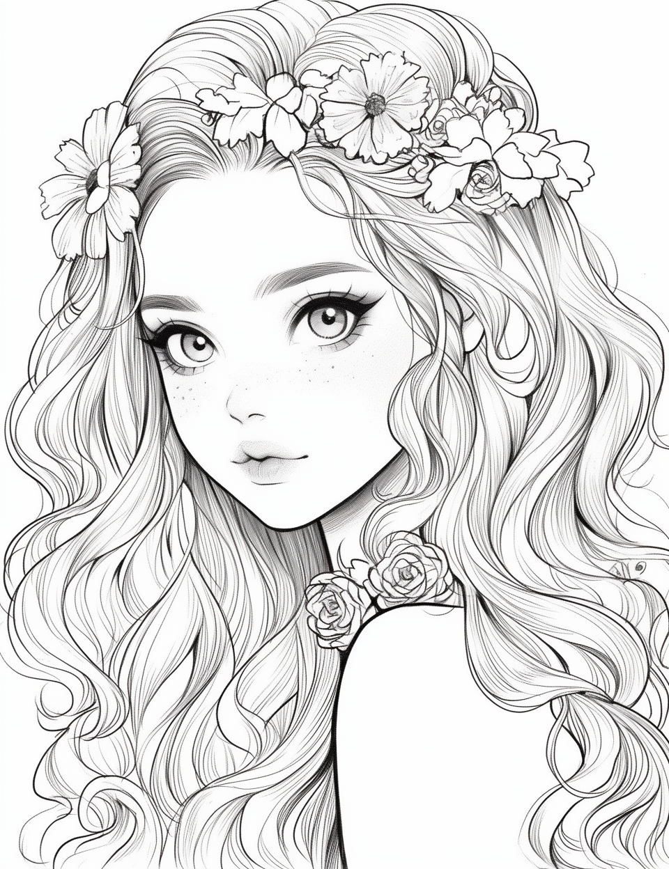Free Girl Coloring Pages
