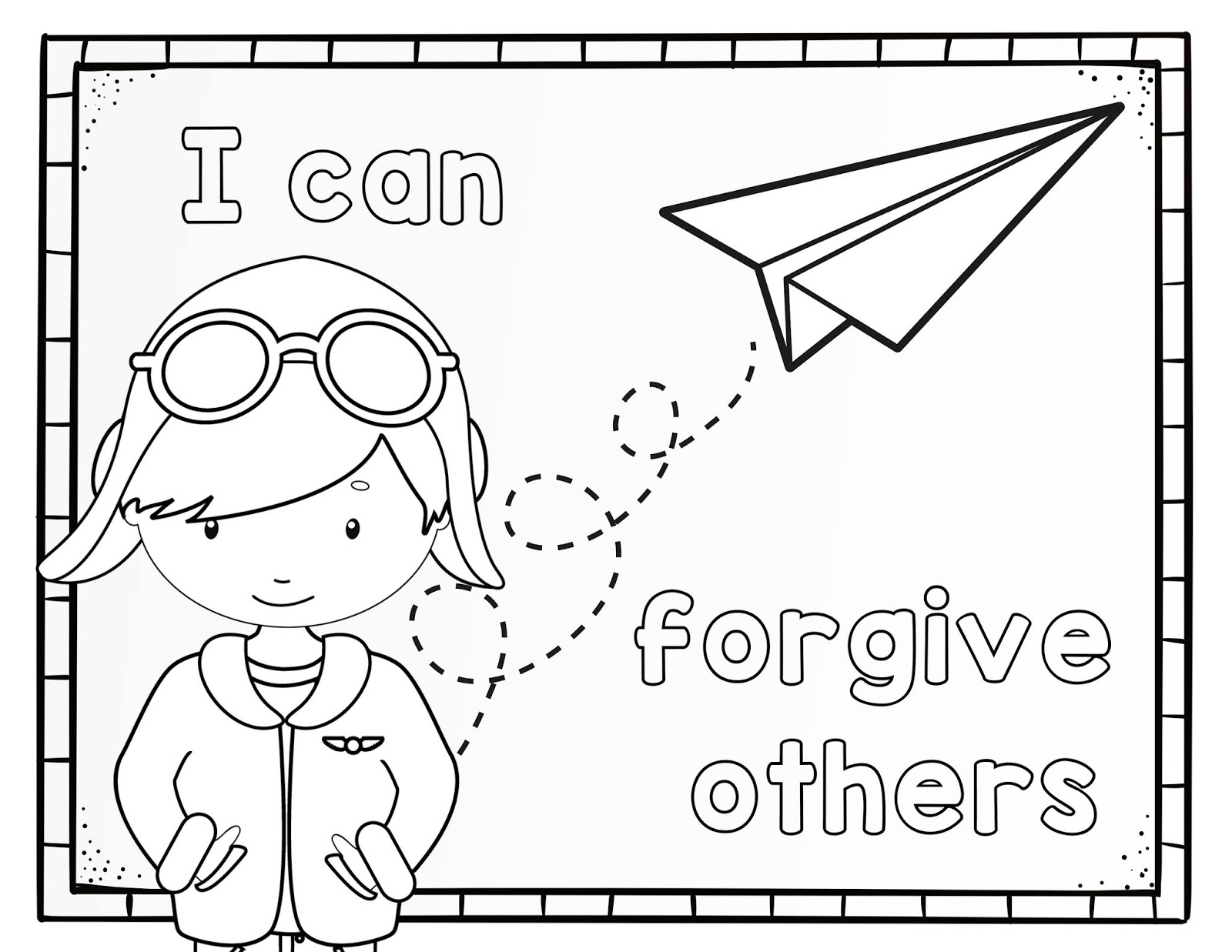 Forgiving Coloring Pages