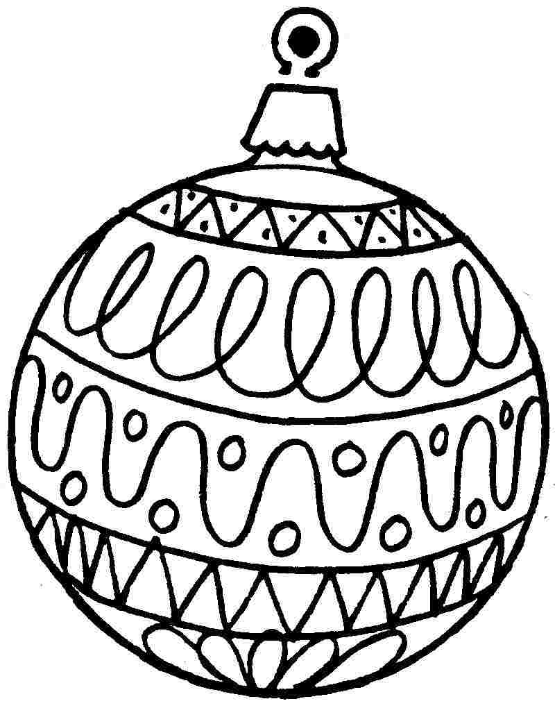 Ornaments Coloring Page