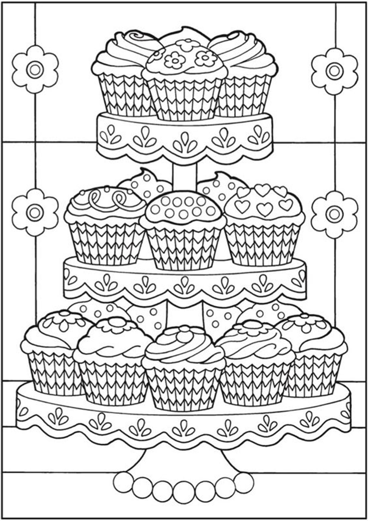 Free Easy To Print Cupcake Coloring Pages Cupcake Coloring Pages Free Coloring Pages