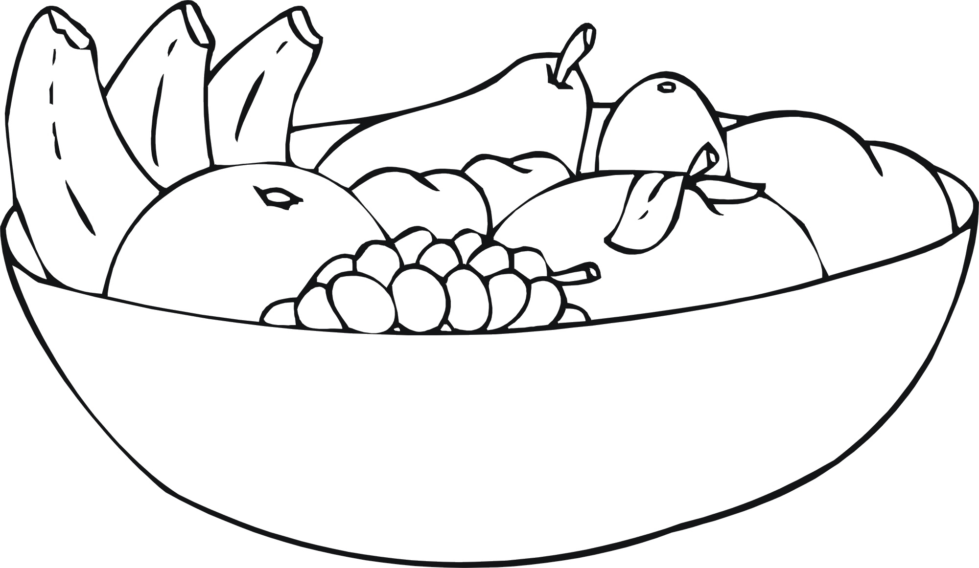 Salad Coloring Pages