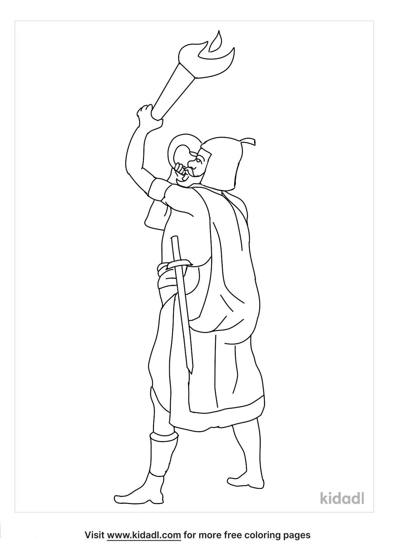Free Gideon Coloring Page Coloring Page Printables Kidadl