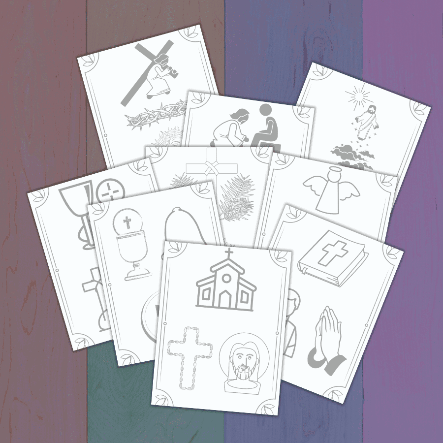 Free Lenten Printable Coloring Pages For Toddlers
