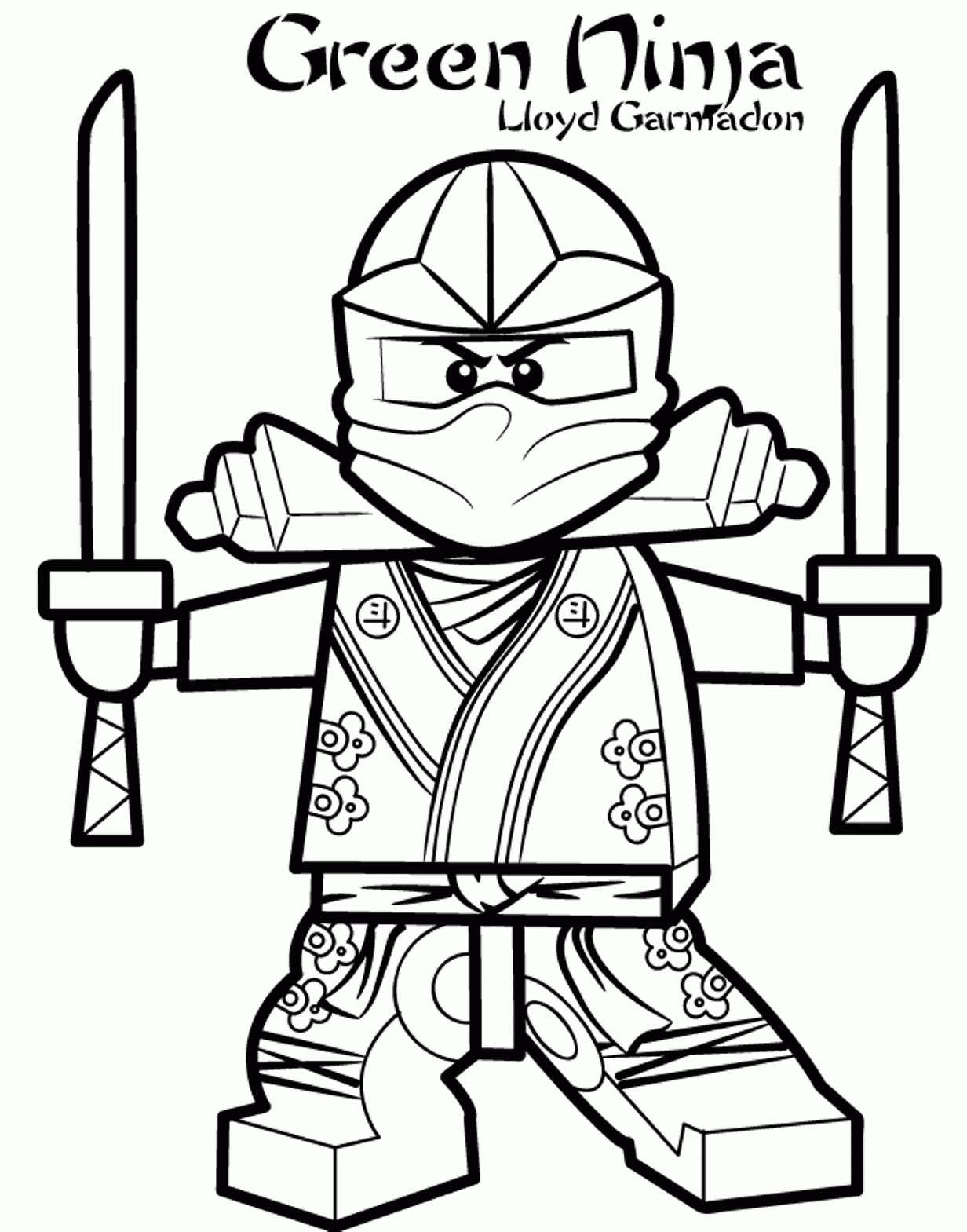 Ninjago Jay Coloring Pages