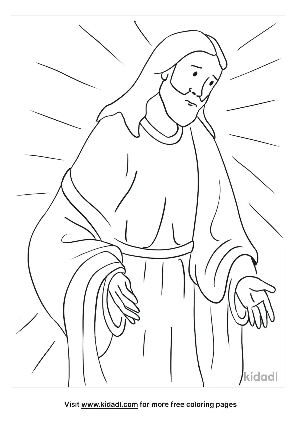 Our Father Coloring Page