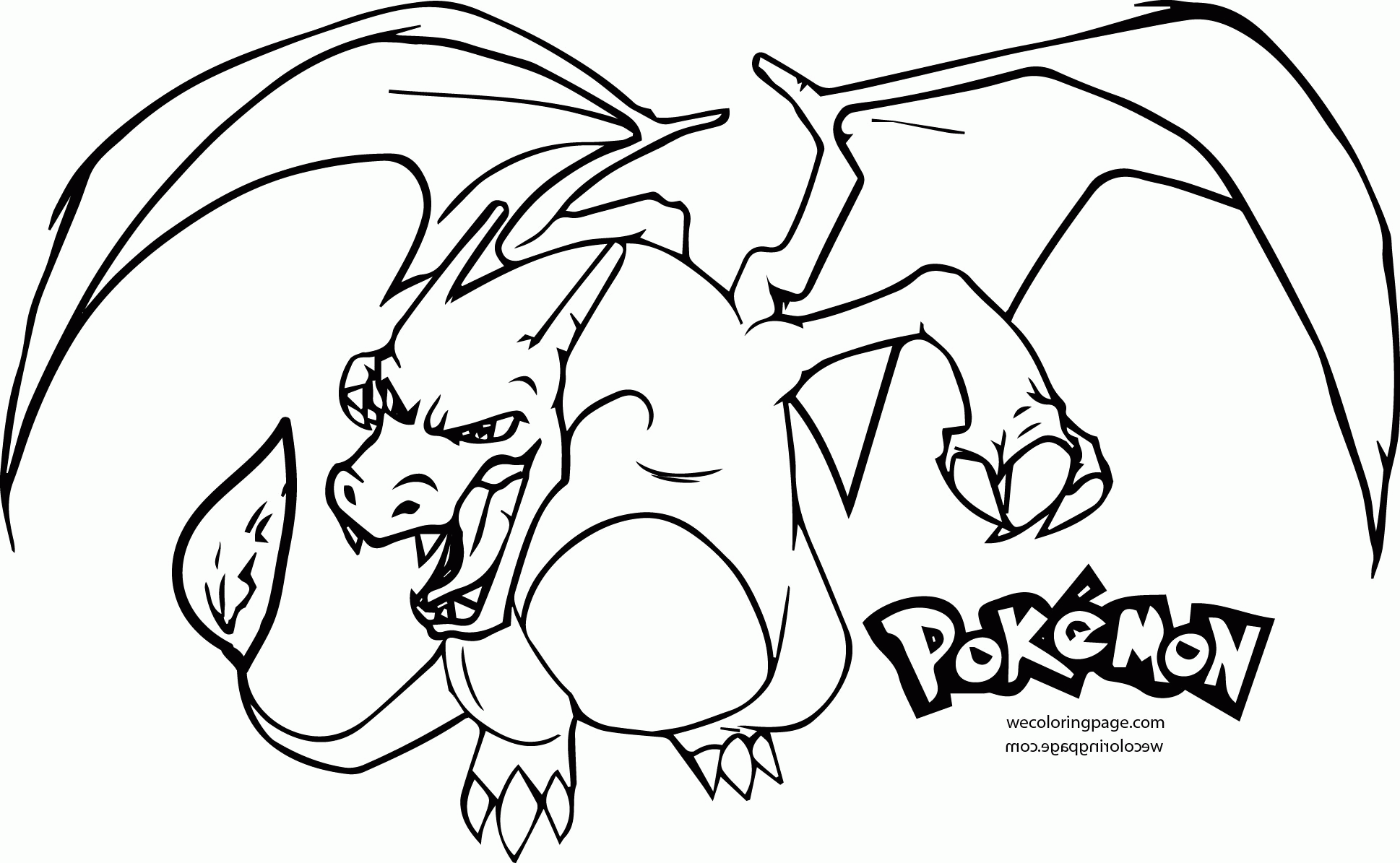 Free Pokemon Charizard Coloring Page Collection Of Cartoon Coloring Pokemon Coloring Pages