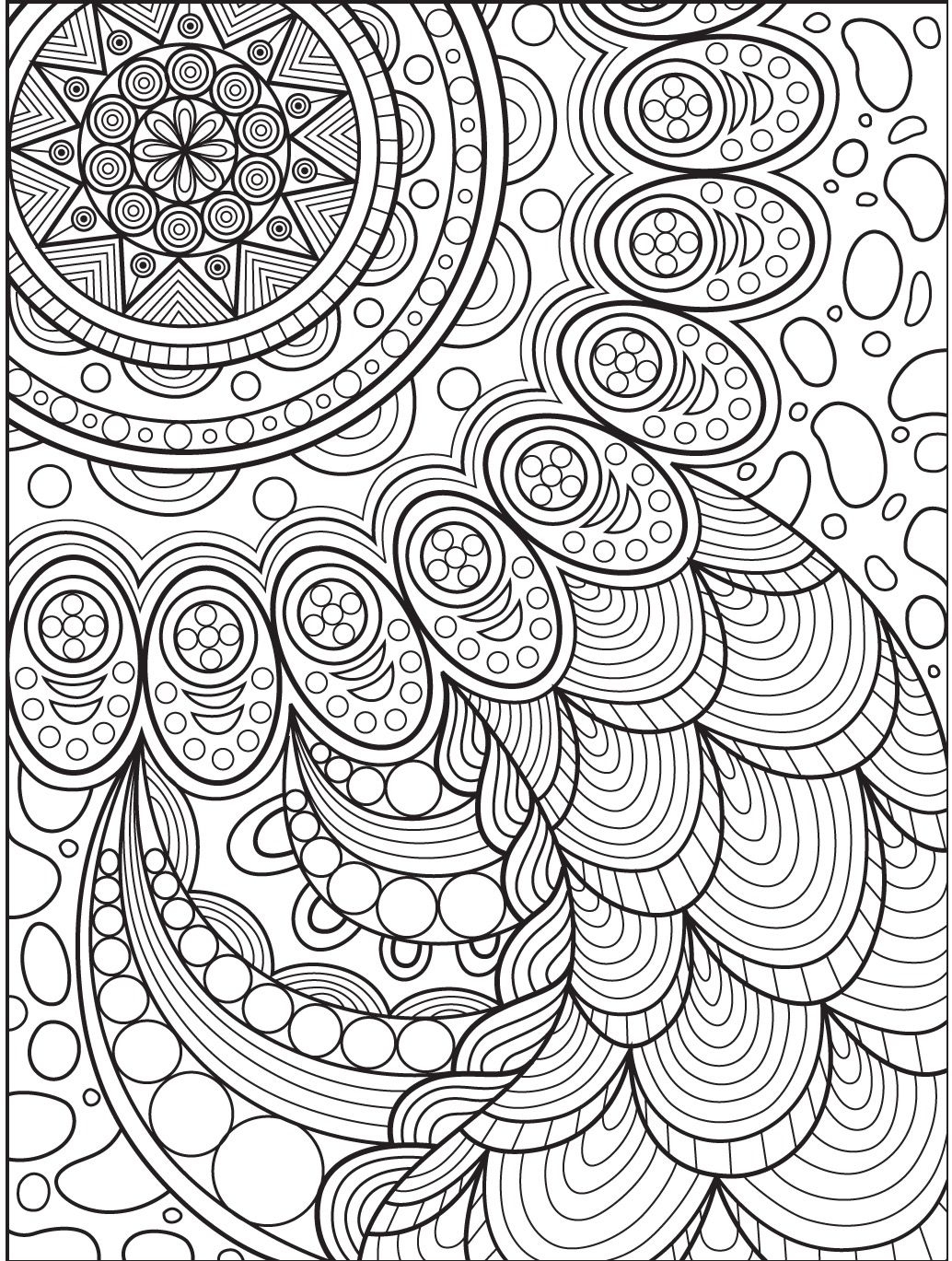 Abstract Adult Coloring Pages
