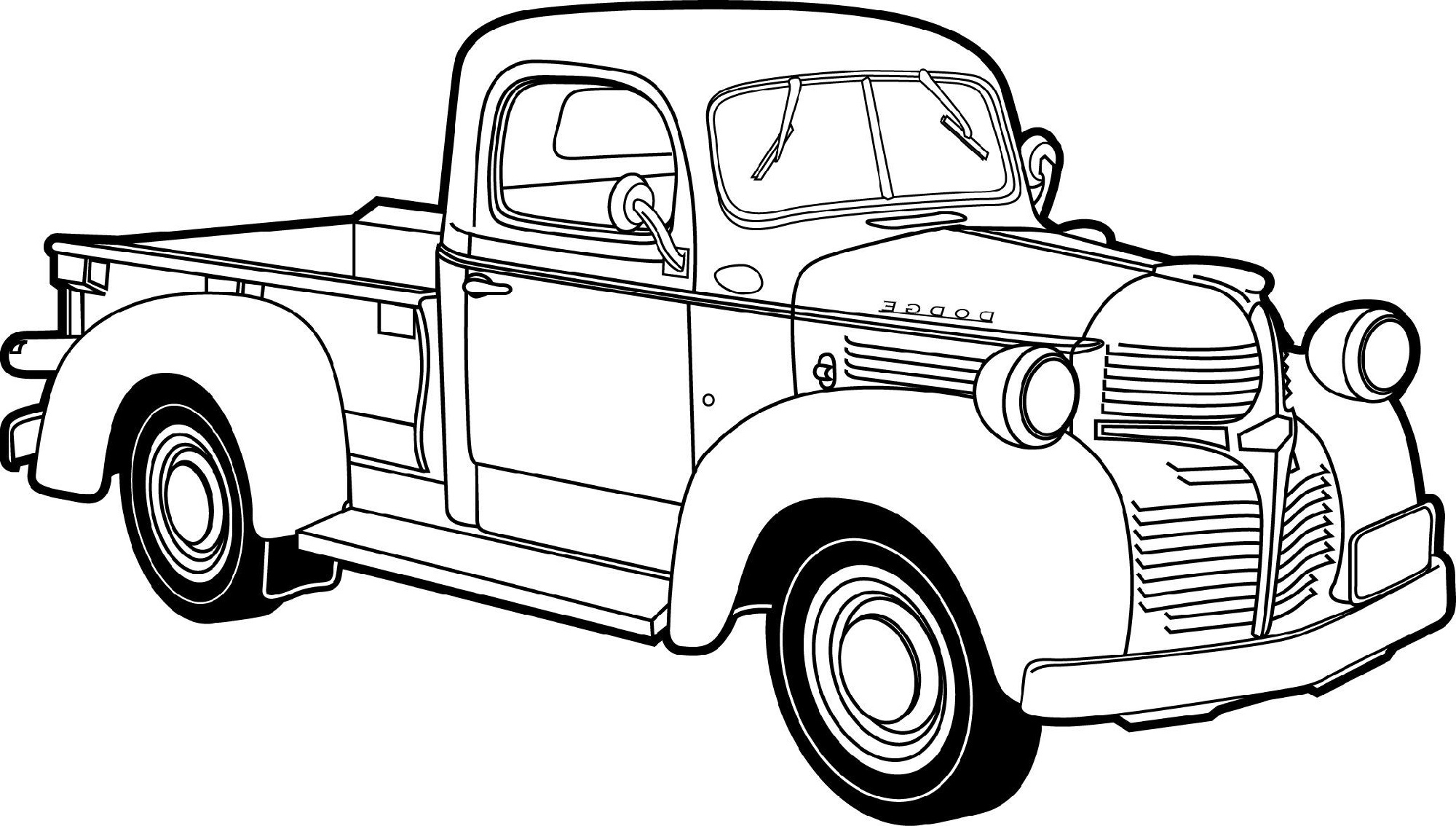 Free Printable Coloring Pages Of Trucks